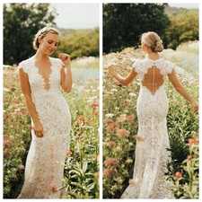 Wtoo Philomene Lace Wedding Dress Watters Anthropologie Size 16W