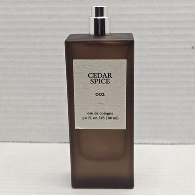 Tru Fragrance 002 Cedar Spice Eau De Cologne 3 Fl Oz/ 88 ML New