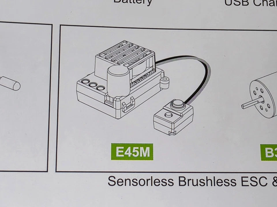 NEW MJX Hyper Go H12P ESC E45M 2s 3s With Fan Brushless 1/12 Scale Ford Bronco - Image 2 of 4