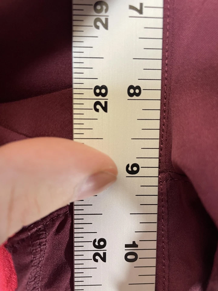 MPG Sport работает шорты женщин средний бордовый серый 2-в-1 вкладыш молнии карман - Изображение 4 из 4