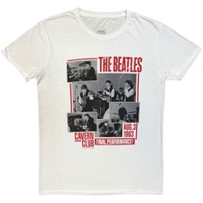 The Beatles T Shirt Final Performance cavern club new Official Mens White