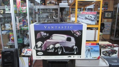 TESTORS VANTASTIC 37 FORD SEDAN DELIVERY STREET ROD  MODEL Kit 1:24 NEW CIB FR