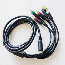 Replacement Console RGBS/RGB Component Cable Line For Sega MD2 Game Machine Cord