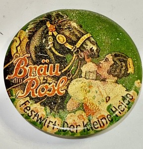 Brau Rose Festwirt: Derkleine Heido German Pin Button