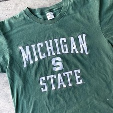VTG Michigan State Tshirt made in USA. M.J. SOFFE Large