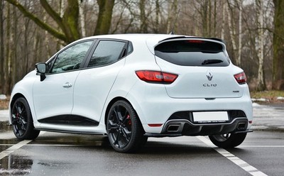 Maxton Design Heckspoiler Lippe passend für Renault Clio MK4 RS schwarz Hochglan
