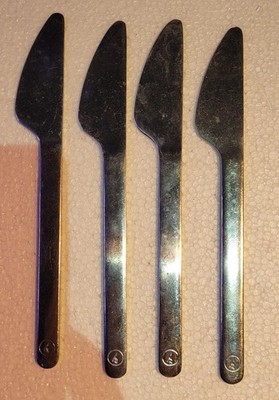 Lot of 4 Lufthansa Butter Knives