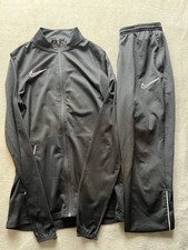 Nike Men's Dri-Fit Black Tracksuit Set Small