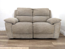 SOFA 2 Seater Goodwood Electric Dual Recliner Grey Fabric FREE DELIVERY