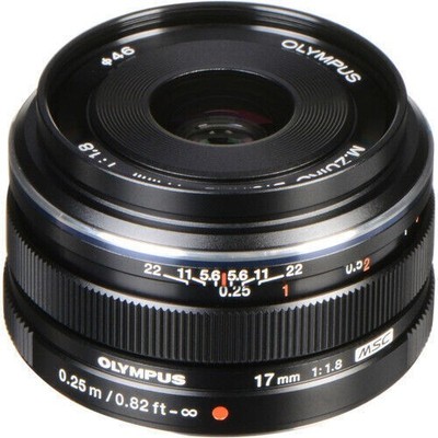 Olympus M.Zuiko Digital 17mm F/1.8 Wide Angle Lens For Micro Four