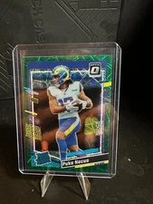 2023 Optic Holo Rookie Green Velocity Prizm SP #238 Puka Nacua RC Rams(12)