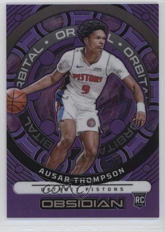 2023 Obsidian Electric Etch Purple Flood 11/49 Ausar Thompson #30 Rookie RC 0ti4