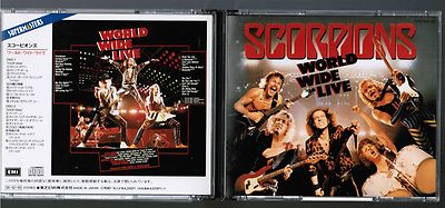 SCORPIONS World Wide Live JAPAN 2CD TOCP-6941~42 w/ 24-p