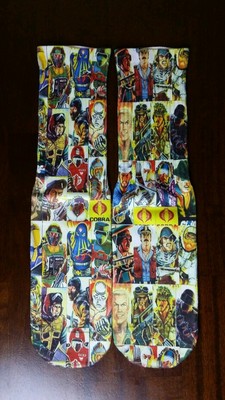 Custom G.I. Joe dry Fit socks gamma laney X XII Fighter bred