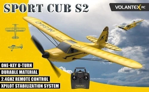 Volantex SPORT CUB S2 2.4GHz RC Airplane 3CH 6-Axis Gyro Fixed Wing Glider Toys - Image 2 of 4