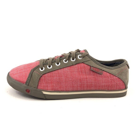 Scarpe da skateboard Keen Arcata rosa in tela da donna taglia 10 EUR 40 5 piatte