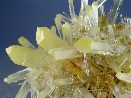 MANGO QUARTZ CRYSTALS CLUSTER w HALLOYSITE, CABICHE, COLOMBIA, GLOBE MINERALS - Picture 2 of 4