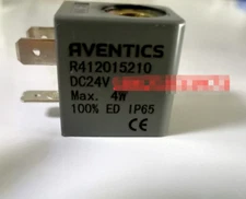 1PC New Aventics R412015210 Solenoid Coil 24VDC Brand