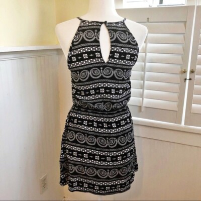 aeropostale summer dresses Sequins Accent Womens Juniors Dress this flowy smocked Aeropostale Black & White Print