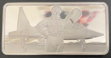 Jacqueline Cochran Sets New Speed Record for Women 29 Gram Sterling Silver Bar 75.02 per troy oz