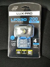 LUXPRO 200 Lumen 4 Mode Outdoor LED Headlamp LP330 Brand New & Sealed