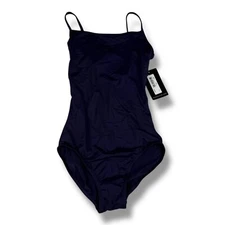 Bloch Dance Women’s Nejor Microlux Camisole Leotard Navy Size Petite NWT