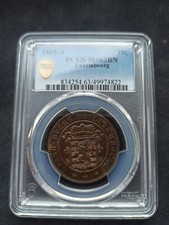Luxemburg : 10 Centimes 1865 A ; PCGS : MS 63