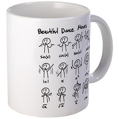 Beautiful (math) dance moves 11oz Ceramic White Coffee mug