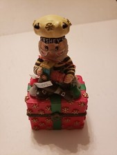 Hershey's 2000 Christmas Elf Trinket Box Kurt Adler Collectible