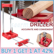 Drill Guide Locator Woodworking Drilling Template Tool Portable Press Machine
