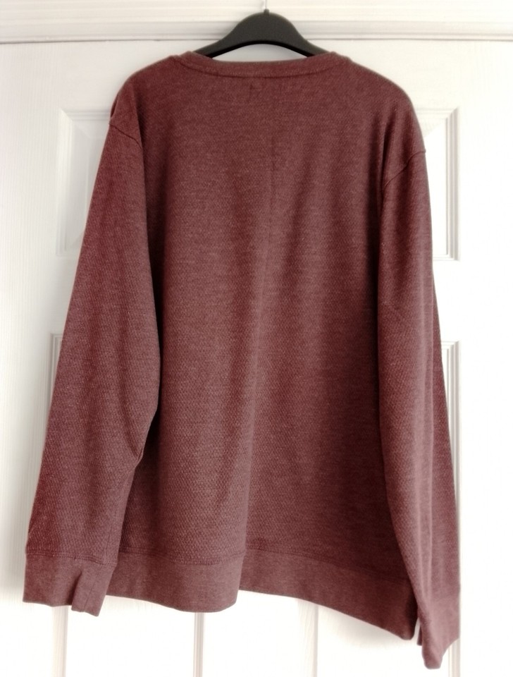 Matalan Men's Maroon Lounge Wear Top Size L eBay