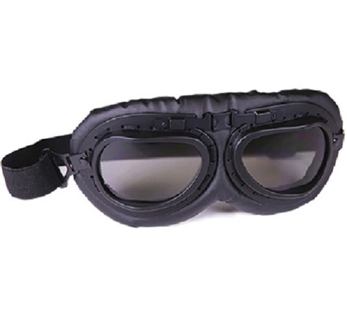 OCCHIALI MASCHERINA CASCO MOTO JET VINTAGE CAFE' RACER CUSTOM STORMER T01  NERO | eBay