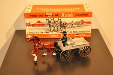 Lancaster Toy Co. Pa Cast Horse Buggy Wagon Great For Train Layout