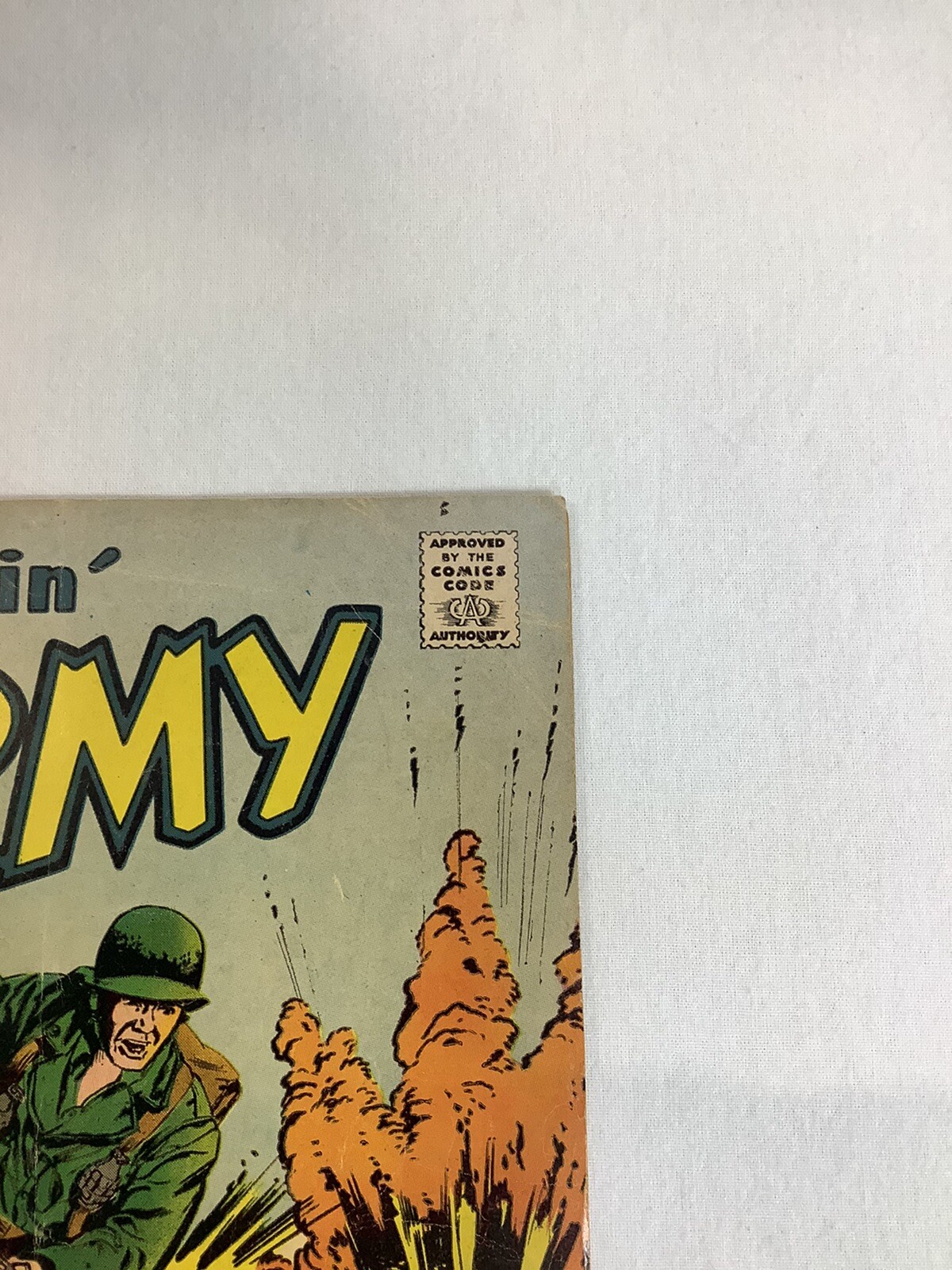 FIGHTIN' ARMY 81 Sept 1968 Charlton Nestor Olivera cover Sam Glanzman