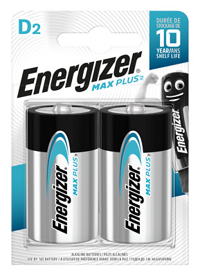 2x Energizer Maxplus Alkaline Batterie D-Mono MN1300 LR20 1 x 2er Blister