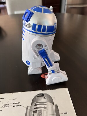 STAR WARS R2D2 Projection Talking Alarm Clock Rare Parallel Import