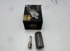 Universal Ratchet Socket Tool with Wrench Power Drill Adapter 1/4" - 3/4" CR-V