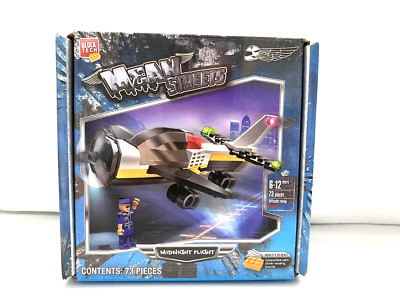 Block Tech Mean Streets Midnight Flight Building Blocks Set 108 Pieces