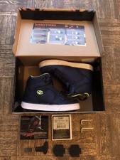 HEELYS NAVY NEON YELLOW GRÖSSE 34 CART 2.0 (770548) BLAU NP 100 WENIG BENUTZT