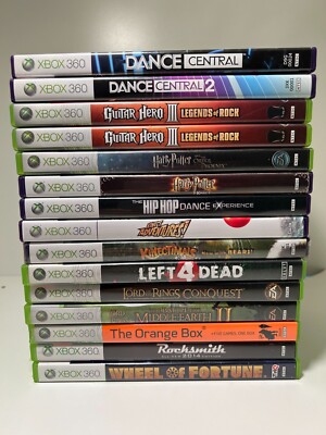 Lot of XBOX 360 GAMES - New, CIB, Item and Box - U PICK
