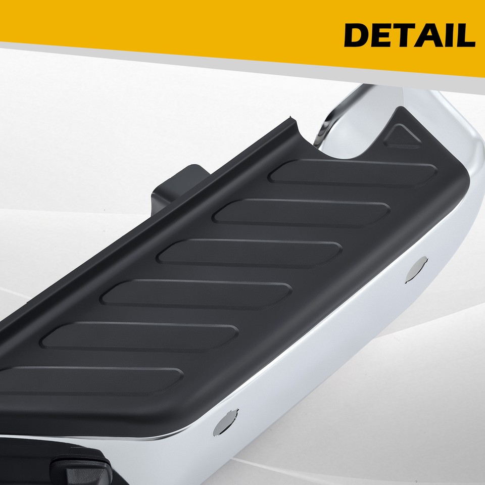 Chrome Rear Step Bumper Assembly – Fits 2013-2021 Nissan Frontier W/ Park Sensors (Makerauto)