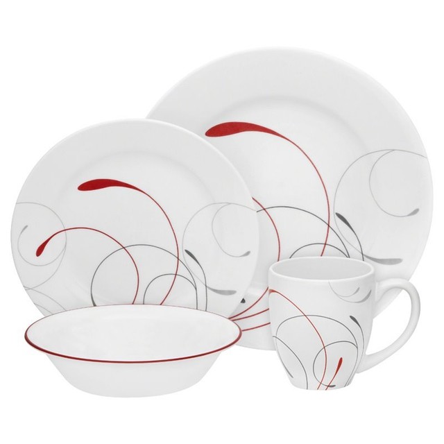 corelle classic 16 pc dinnerware set