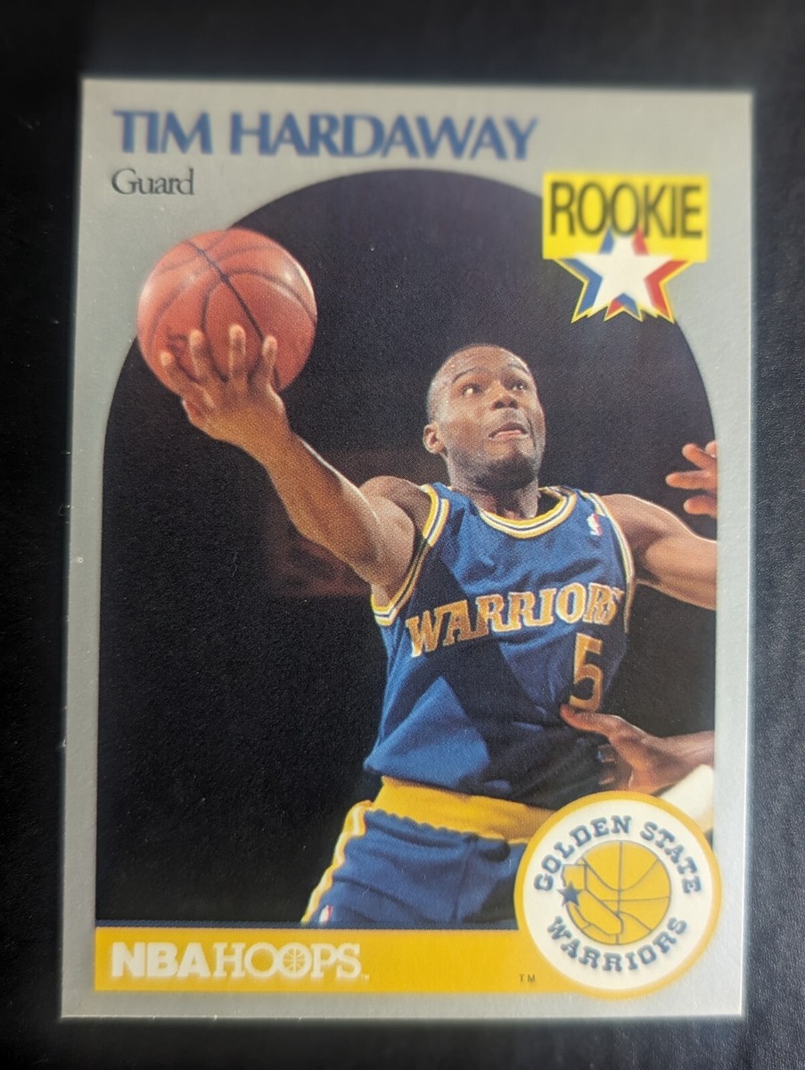 BIRTHDAY ERROR AND Rookie Tim Hardaway 1990 NBAHoops Valuable