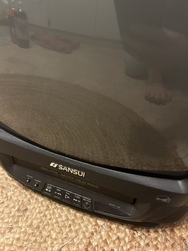 Sansui COM3100CTV VCR Combo 13" Retro Gaming VHS Player NO Remote | *READ - Picture 7 of 13