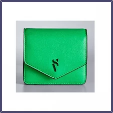 NWT Simply Vera Vera Wang Baylor RFID Flap Wallet Small Purse Faux Leather