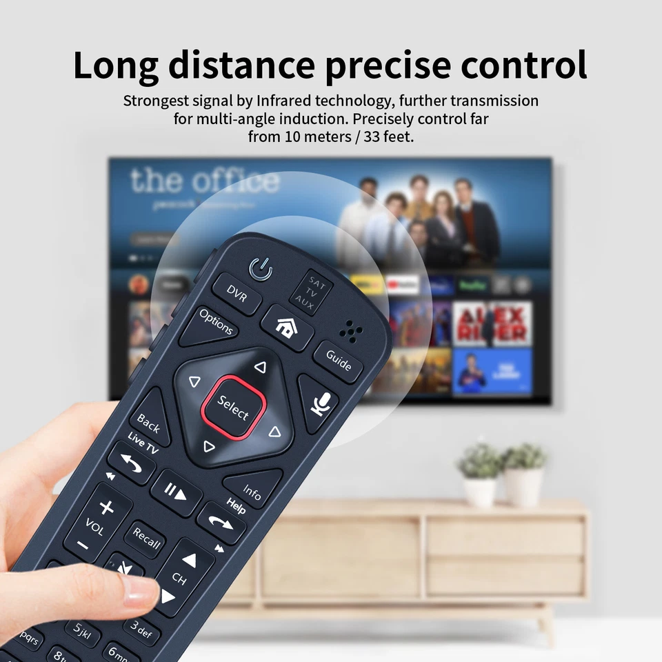 For Dish 54.0 Remote Control for The Hopper With Voice/Backlight - Image 4 of 4