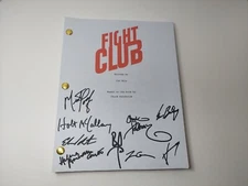 Fight Club Autographed Signed Movie Script Reprint