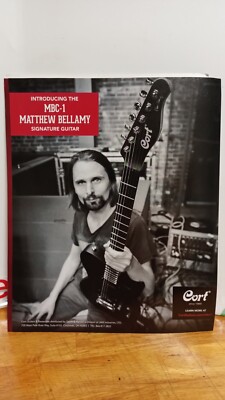 CORT GUITARS MBC-1 MUSE  PRINT AD 11 X 8.5   P3