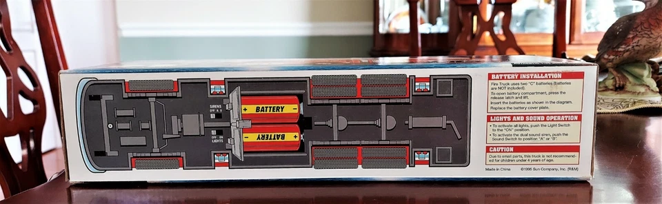 Lights Sounds Fire Truck Aerial Tower New - Image 3 of 4