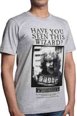 Harry Potter Unisex Sirius Have You seen This wizard 3D T-Shirt Medium neu mit Etikett grau